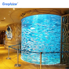 Gran proyecto Custom Transparente Acuario acrílico de Fish Tank para SeaWorld